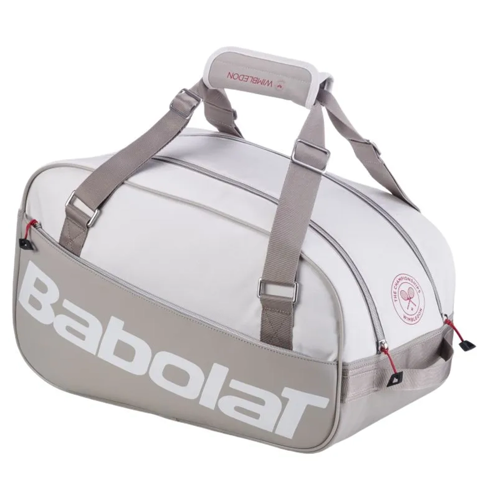 Сумка теннисная Babolat Court S Wimbledon - white/beige