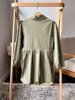 Хлопковое платье-рубашка Zara, 122