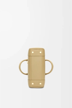 Loewe Сумка Amazona 28 из телячьей кожи наппа, бежевый/зеленый