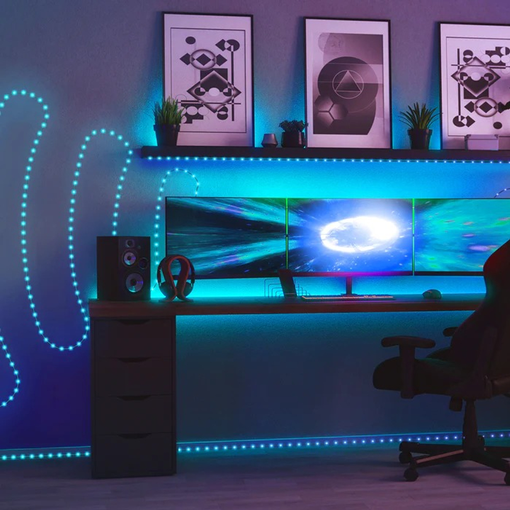 Гирлянда Twinkly Dots 200 RGB LED 10 м IP44 Wi-Fi Bluetooth Transparent