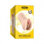 Реалистичный мастурбатор в виде вагины и половых губ Michelle