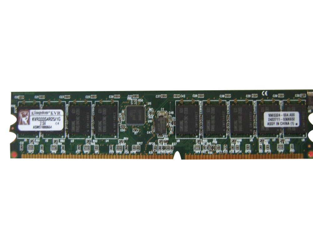 Оперативная память Kingston DDR333 1Gb REG ECC LP PC2700 KVR333S4R25/1G