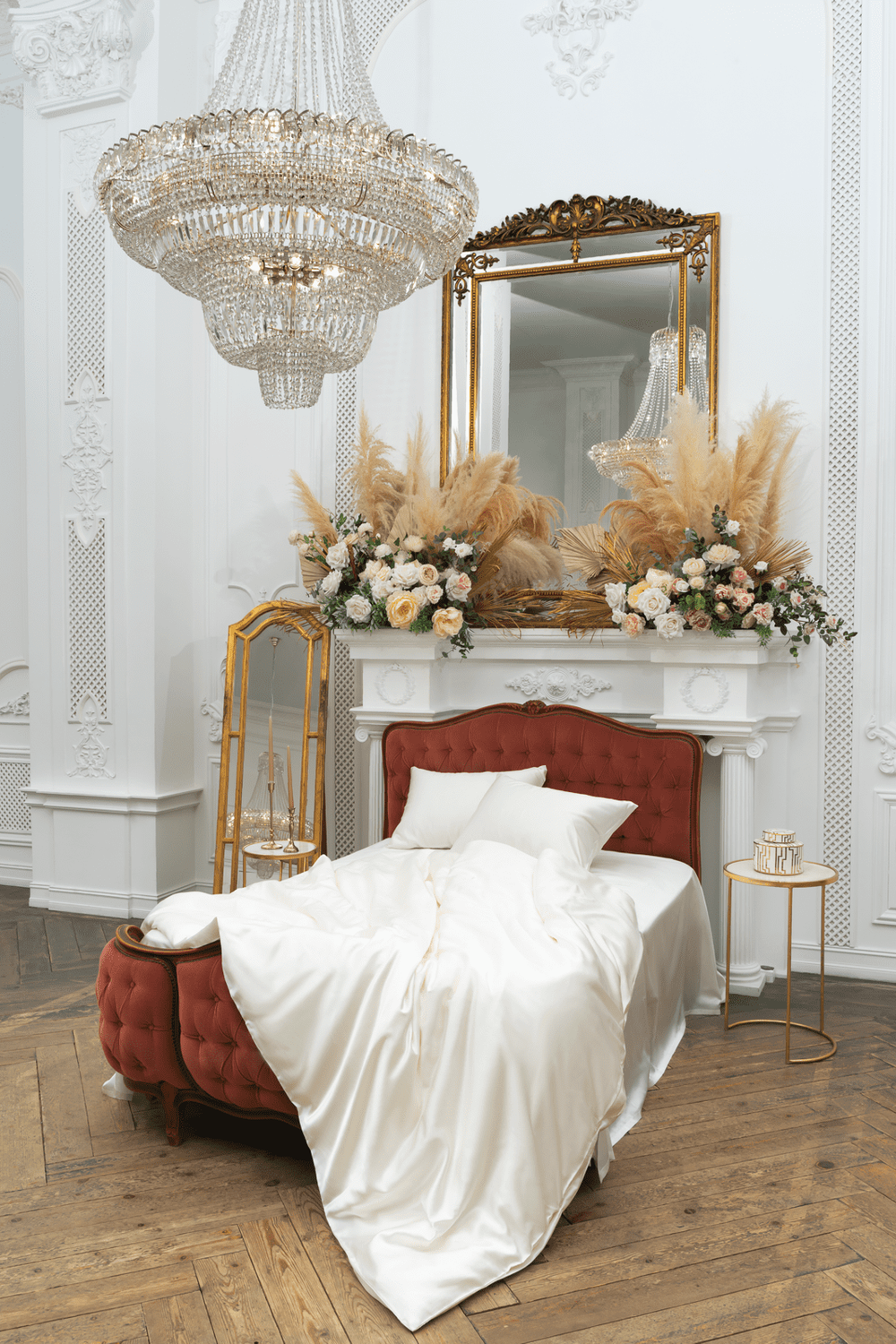 Простыня 260х280 German Grass Блиссен (Silk Bliss Creamy White)