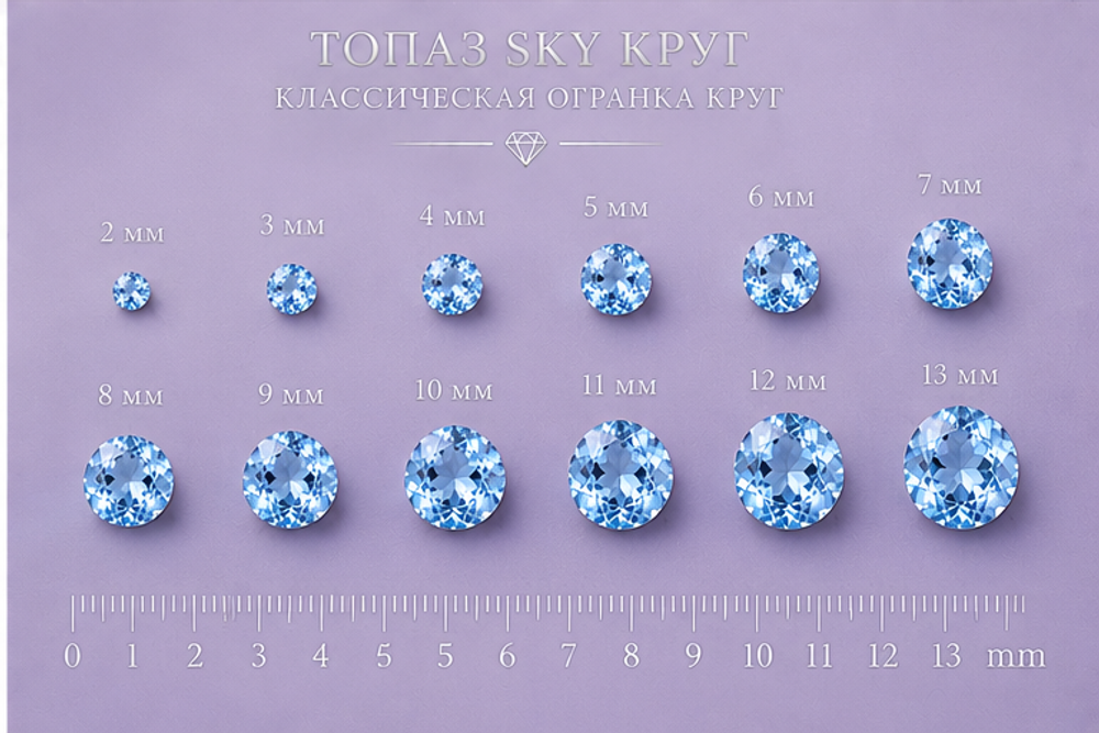 Топаз Sky Круг
