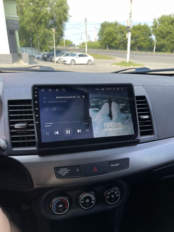 Магнитола для Mitsubishi Lancer X 2007-2016 (рамка 10) - Teyes CC3 на Android 10, Быстрая, QLED, CarPlay, 4G SIM-слот