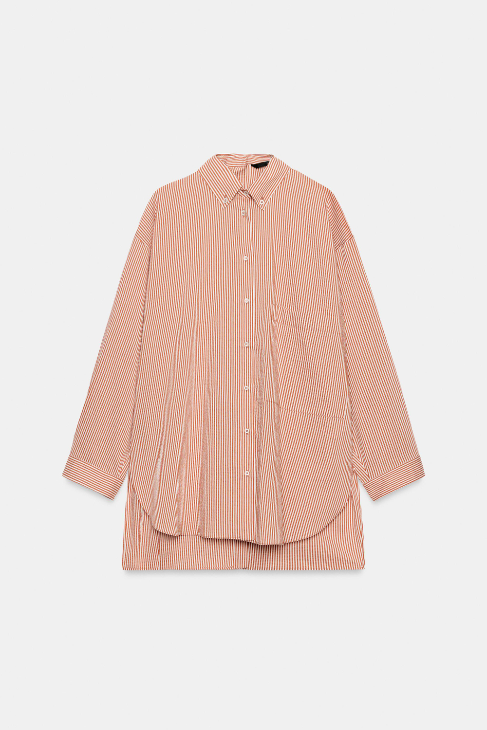 РУБАШКА С ПУГОВИЦАМИ НА СПИНЕ — ZW COLLECTION — ZARA