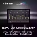 Магнитола для Mazda CX-9 2007-2015 - Teyes CC3-2K монитор 13", QLED+2K, Android 10, Быстрая, 4G SIM-слот, CarPlay