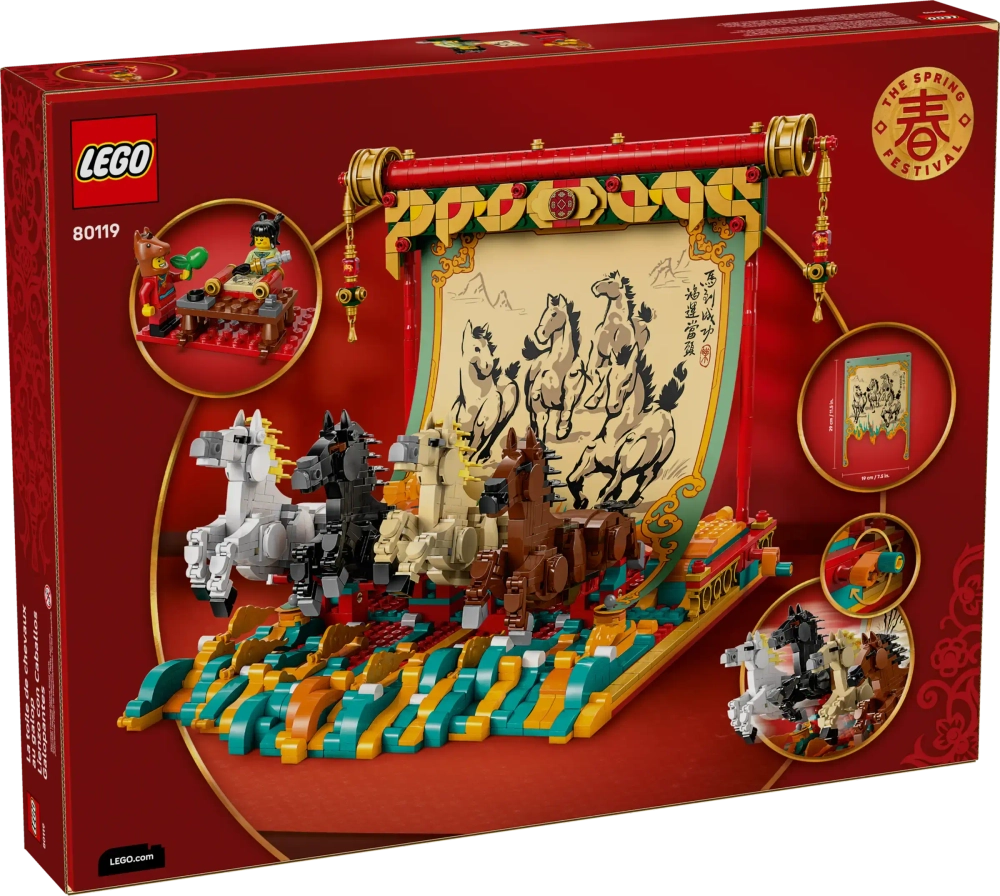 Конструктор LEGO 80119 Galloping Horses Canvas