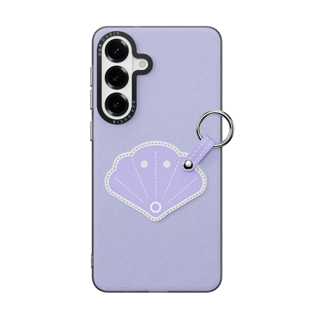 Чехол фиолетового цвета (Shell Edition) для Samsung Galaxy S26, серия Luvy Series Case (со съемным ремешком) от Dux Ducis