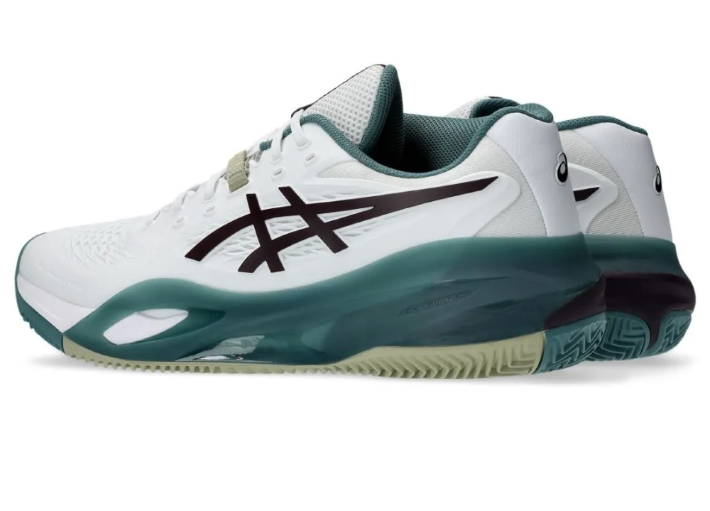 Теннисные кроссовки Asics Gel-Resolution X Clay - white/dark aubergine
