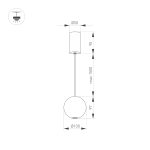 Светильник SP-ELEMENTA-ORB-R100-9W Warm3000 (GD, 39 deg, 230V) (Arlight, IP40 Металл, 3 года)