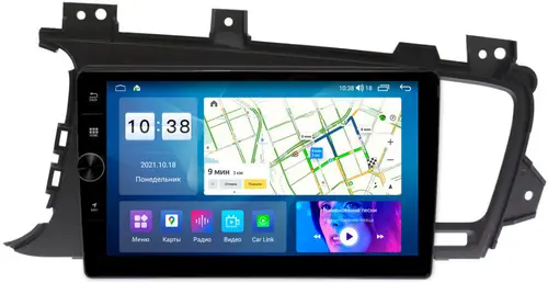 Магнитола для KIA Optima 3 2011-2013 TF - Parafar PF480T1LUX1LHDAV на Android 12, Быстрая, CarPlay, 4G SIM-слот