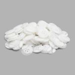 Пуговицы 4 прокола 32L=20 мм, (White (белый)) CB, 72 шт