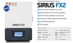 SIRIUS FX2 компактная высокотемпературная печь для синтеризации циркона
