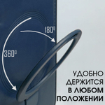 Business style чехол из кожи для IPHONE 17 с кольцом-подставкой и бархатной подкладкой