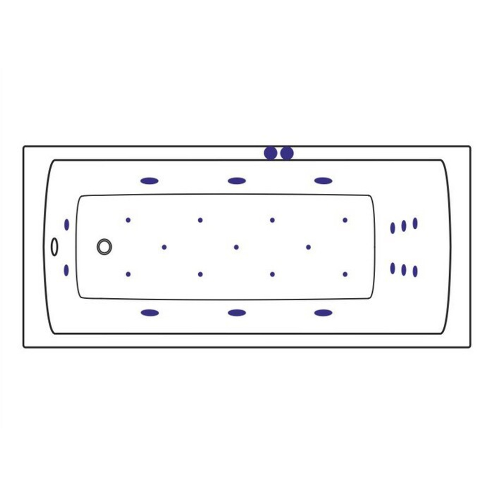 Акриловая ванна Excellent Aquaria Ultra 170x75 WAEX.AQU17.ULTRA
