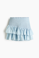 Джинсовая мини-юбка со сборками - H&M
