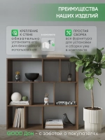 Стеллаж дуб катания для гостиной и детской комнаты САЛЮТ-8