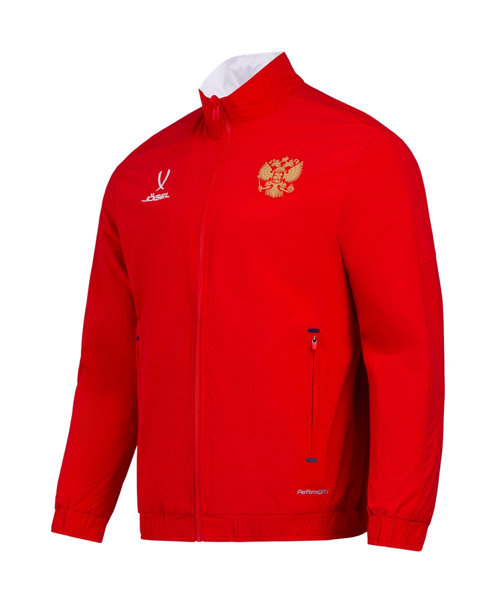 Куртка спортивная JOGEL NATIONAL ANTHEM PerFormDRY Jacket, красный/белый