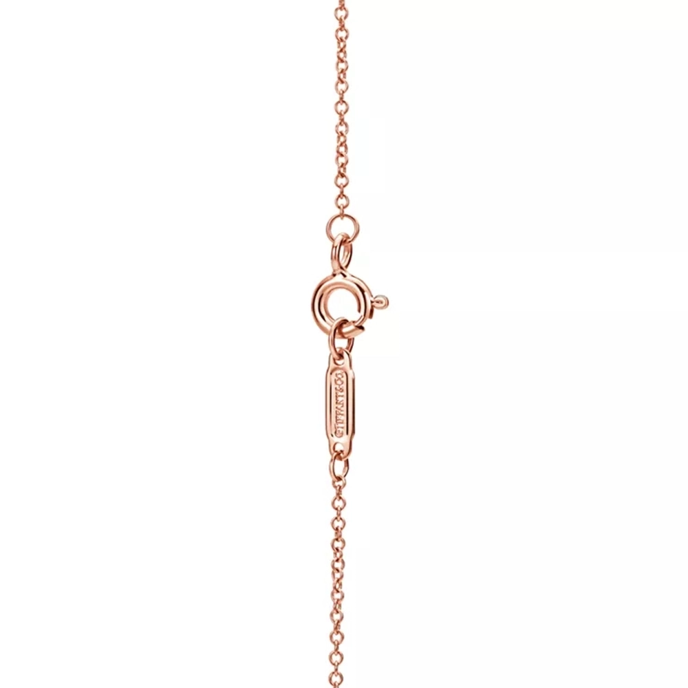 Подвеска из розового золота с бриллиантами, Tiffany 💠 Diamond heart