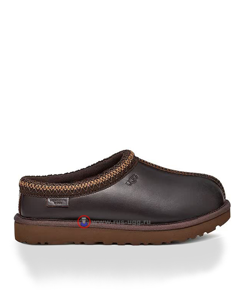 TASMAN SLIPPER Leather Regen Ironwood