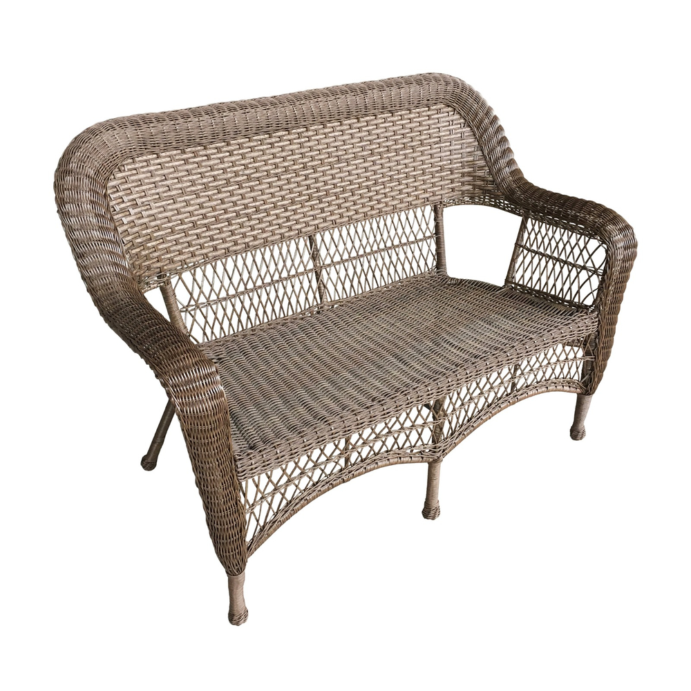 Двухместный плетеный диван из ротанга МЭДИСОН "MADISON" арт.М03195 brown