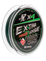 Шнур плетеный для рыбалки Helios Extrasense X4 PE Green 150m 1.0/15LB 0.17mm (HS-ES-X4-1/15LB)