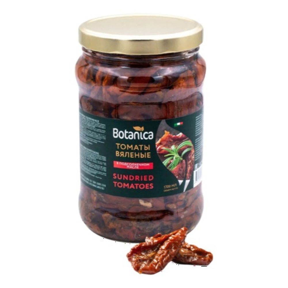 Томаты вяленные в масле Botanica 1700 мл ст/б