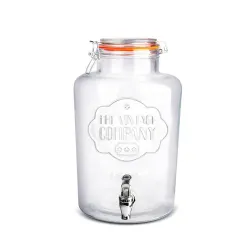 Банка емкость с краном 7,5 л "Vintage" стекло d 19,8 см h33,7 см P.L. Proff Cuisine
