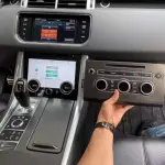 Сенсорная панель климата Range Rover Sport 2013-2017 - LCD/ЖК экран 10" с отверстием под CD