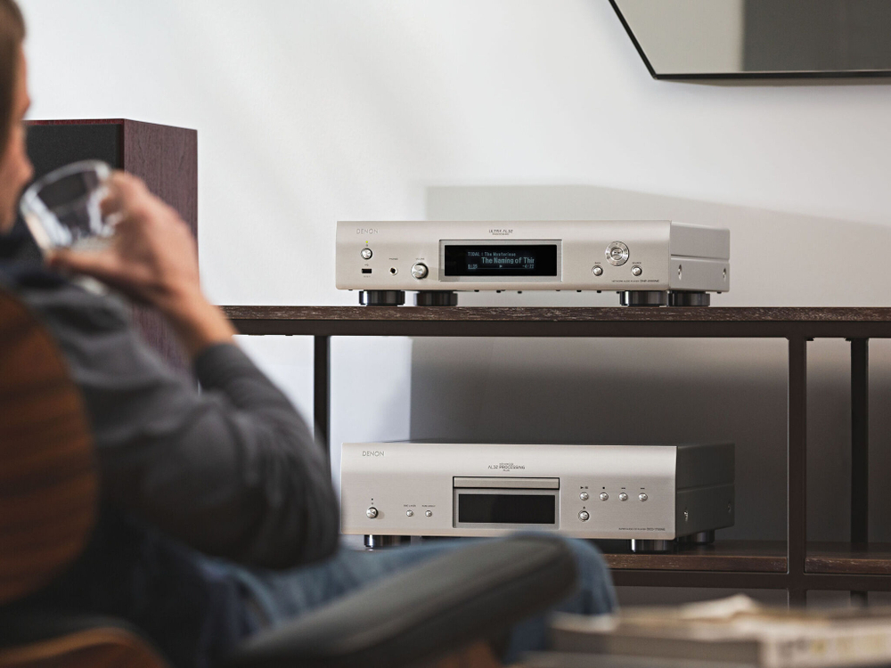 Сетевой аудиоплеер (проигрыватель) Denon DNP-2000NE, Silver (серебристый)