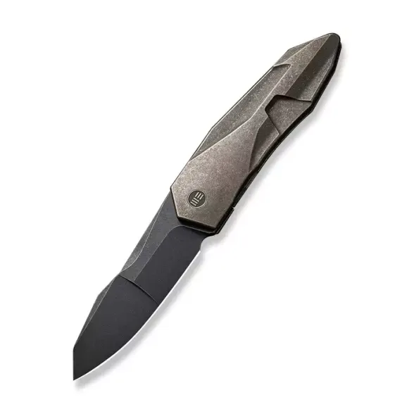 Цена наСкладной нож We Knife Solid, сталь CPM-20CV, рукоять титан, бронза