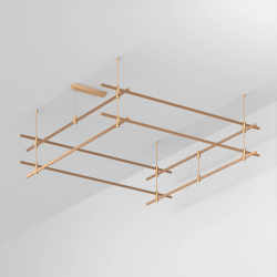 Основание ART-APRIORI-QUADRAT-2-ROD-400-2000x2000 (GD) (Arlight, IP20 Металл, 3 года) 048548