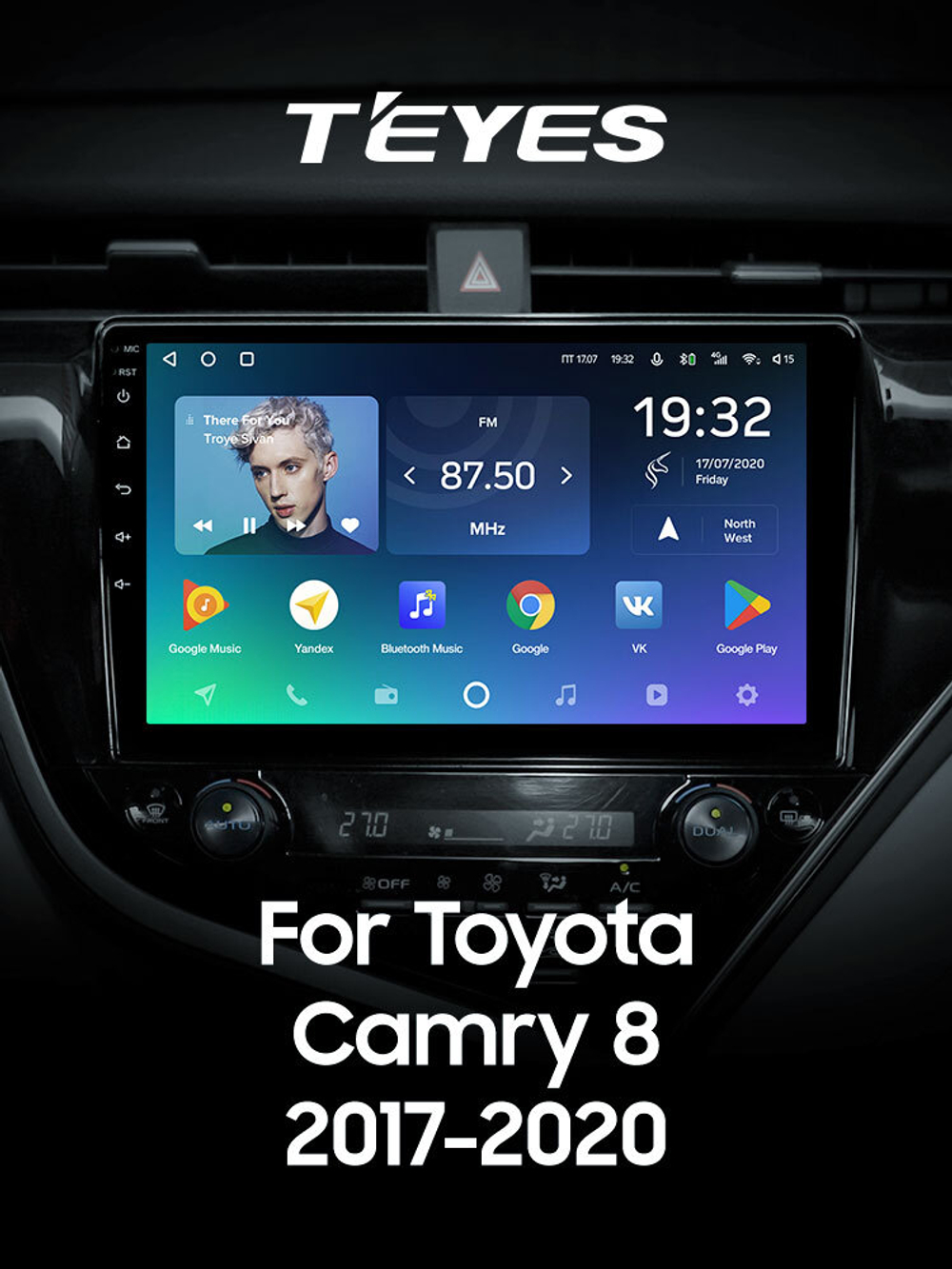 Teyes SPRO Plus 10,2" для Toyota Camry 8 2017-2020
