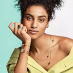 Серьги из белого золота с бирюзой, Tiffany 💠 T collection - Единственные в наличии