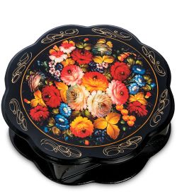 ШК-13/23-G Шкатулка в технике декупаж (25х2х7)