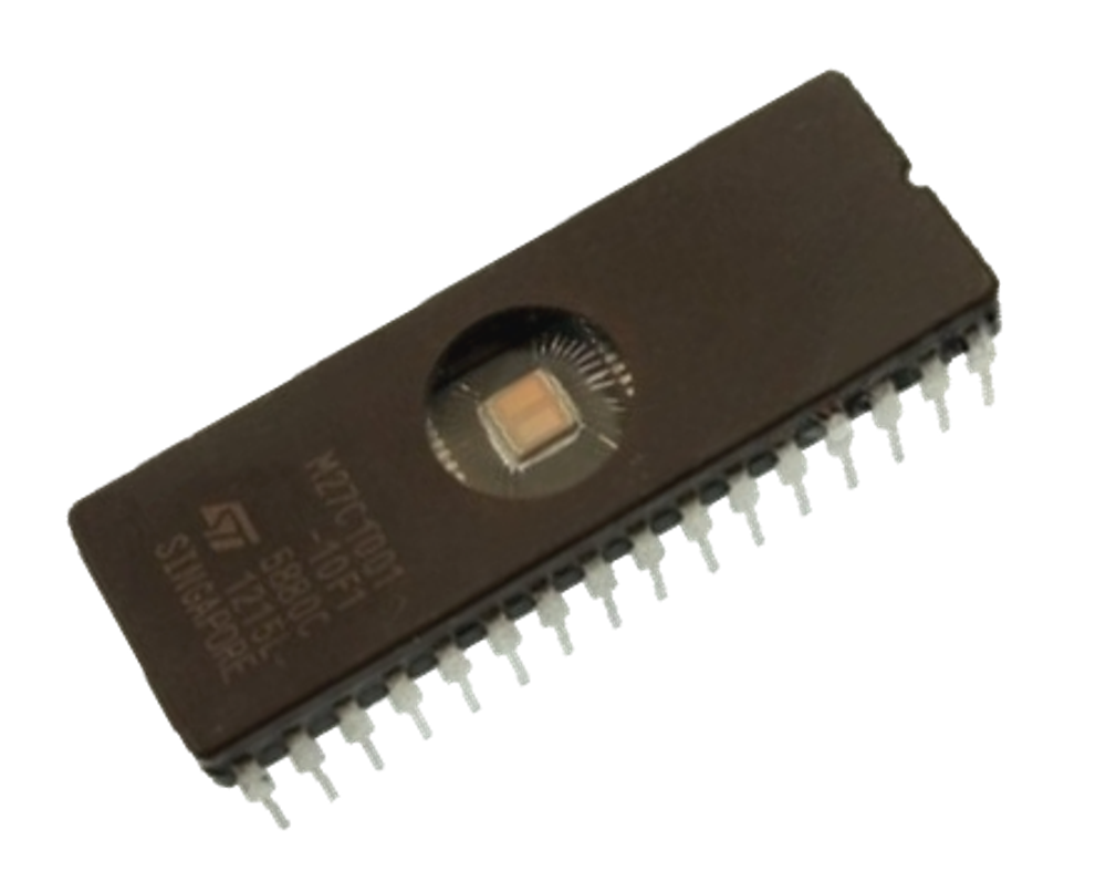 Интегральная микросхема памяти EPROM 27C1001 (корпус CDIP32) ПУСТАЯ ST Microelectronics.