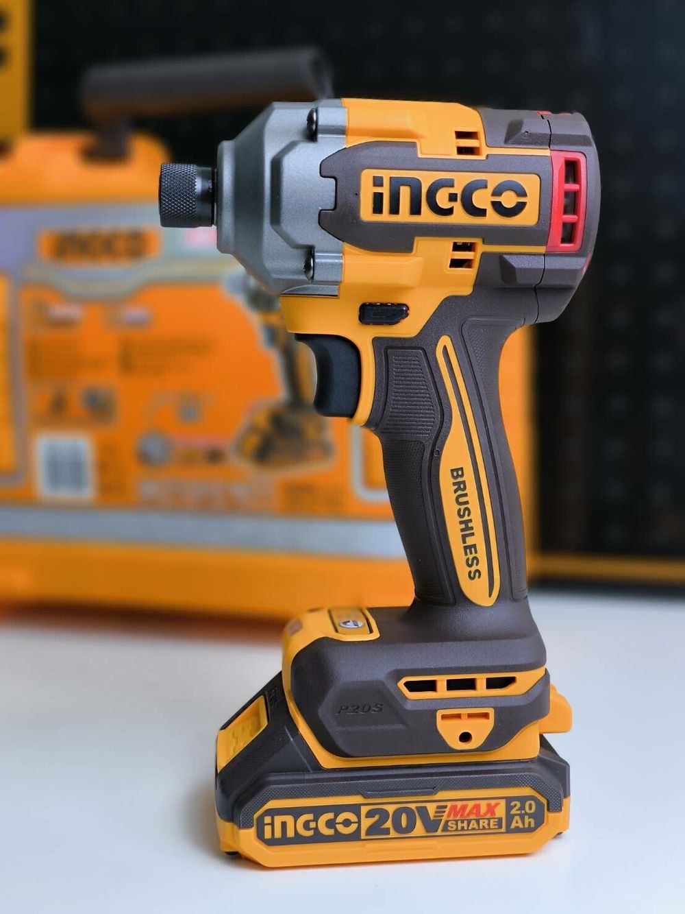 Набор 20В BL винтоверт 285Нм и шуруповерт 52Нм SUPER INGCO CKLI20272 INDUSTRIAL