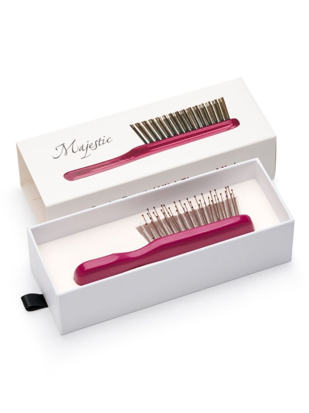 Расческа Majestic Scalp Brush спелая вишня (дорожная версия)