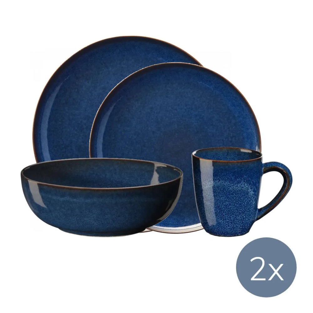 ASA Стартовый набор Saisons Midnight Blue для 2 человек. 27161119 + 27141119 + 27061119 + 27303119