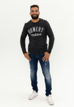 Свитшот Bowery NYC "Bowery Motors" Fleece Jet Black