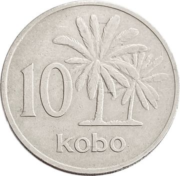 10 кобо 1973 Нигерия