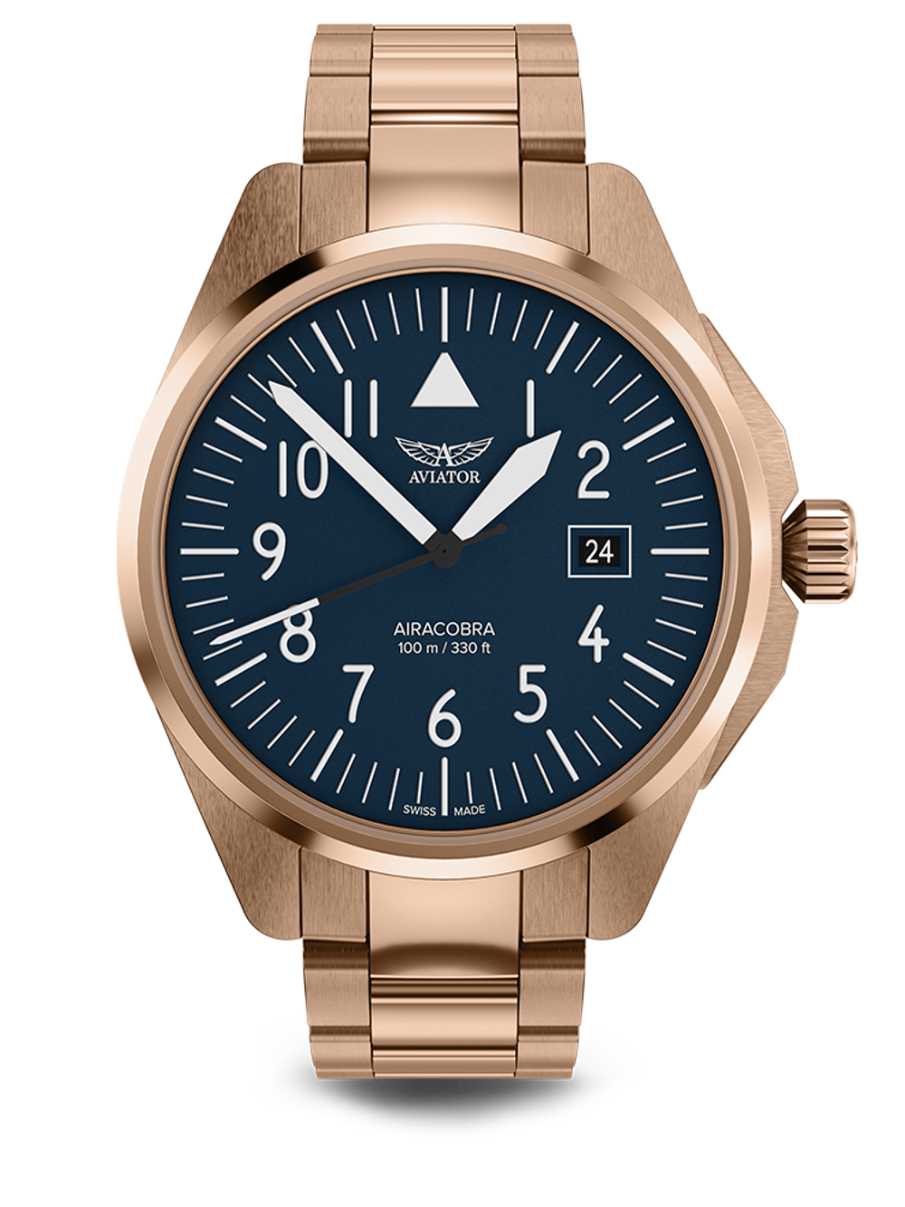 Чаcы кварцевые AVIATOR AIRACOBRA TYPE A V.1.38.2.317.5 мужские