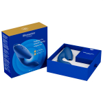 Синий вибратор 20,3см с вакуумным стимулятором Womanizer Duo 2 Blueberry WZ142SG5