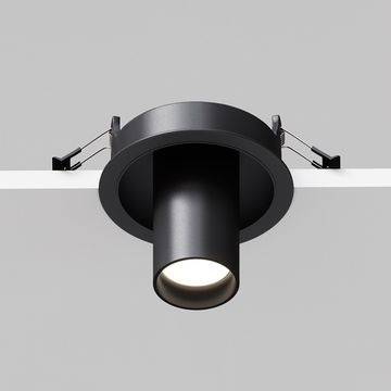 Встраиваемый потолочный светильник 1*GU10 C048CL-01-GU10-B чёрный Focus S Maytoni