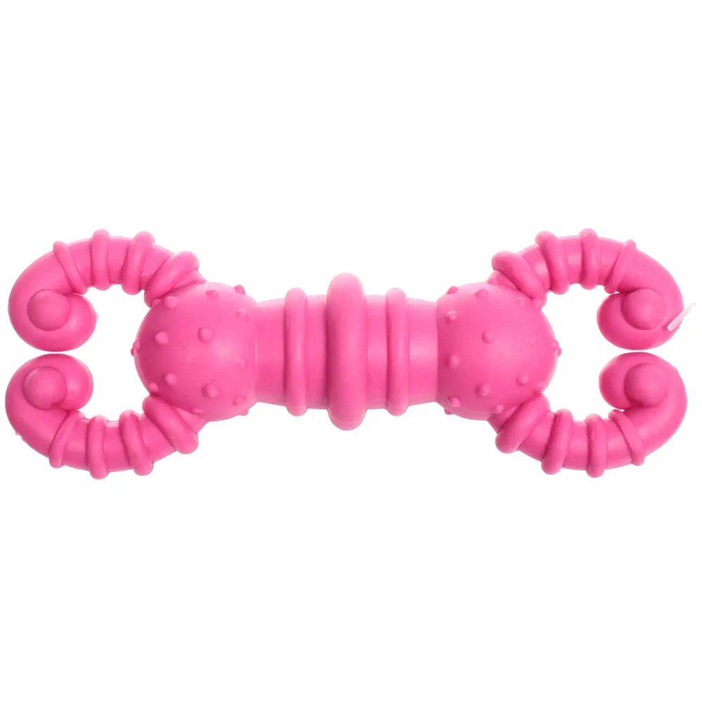 Игрушка для собаки «Bubble gum-Краб» 12см цвет розовый Ultramarine