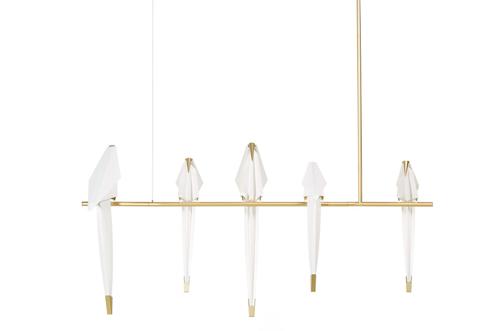Подвесной дизайнерский светильник  PERCH от Moooi (5 плафонов)