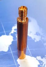TET01068 Наконечник сварочный Ø1,0/М6х45мм CuCrZr