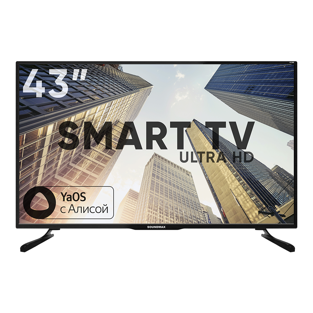 ЖК телевизор Soundmax SM-LED43M03SU(UHD Smart,Yandex) ЖК телевизор Soundmax SM-LED43M03SU(UHD Smart,Yandex)