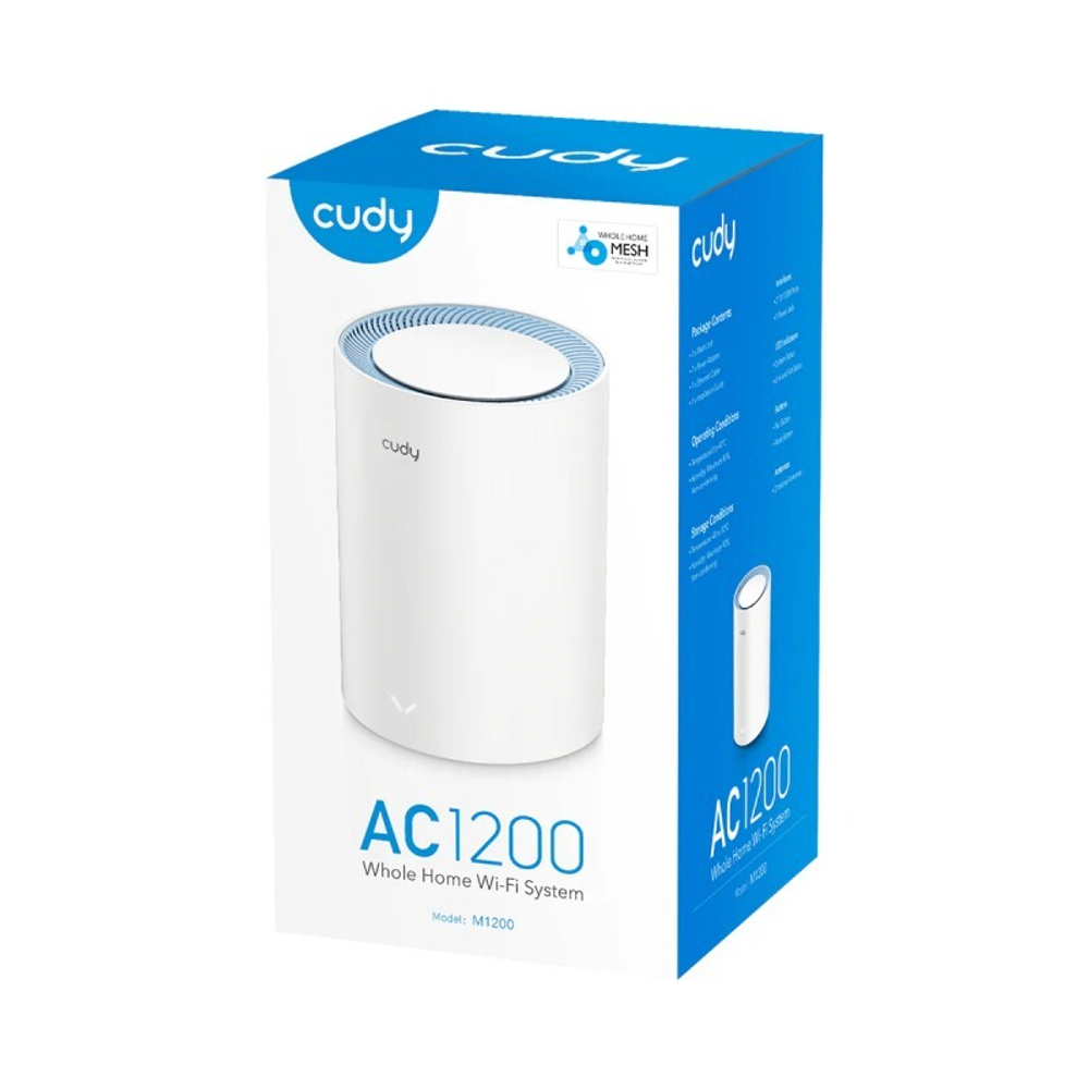 Cudy M1200 Wi-Fi Mesh-система AC1200 1-Pack